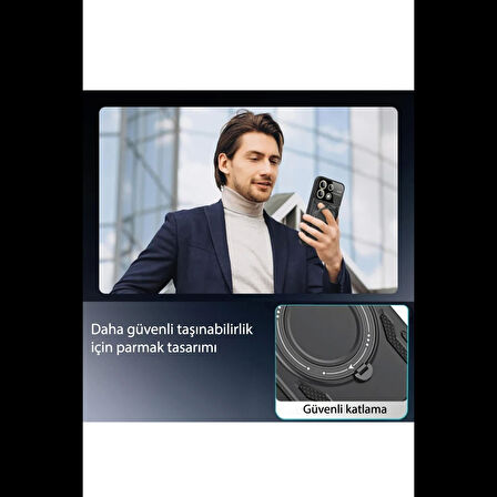 Newface Xiaomi Redmi Note 13 Pro 5G Kılıf Joy Lens Standlı Kapak