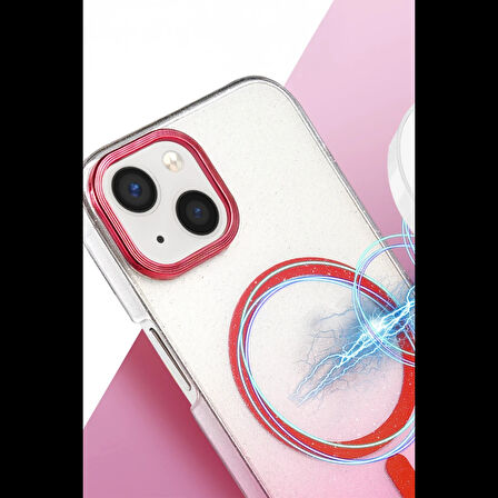 Newface Apple Uyumlu iPhone 14 Glossy Magsafe Kapak