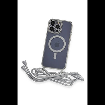 Newface iPhone 13 Pro Kılıf Divo Lazer Askılı Magsafe Kapak
