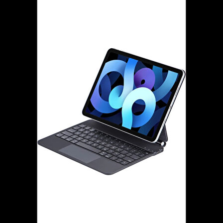 Newface iPad Pro 13 (2024) Kılıf X9P Magic Manyetik Klavyeli Tablet Kılıfı - Siyah