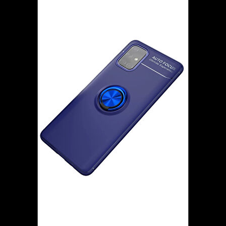 Newface Samsung Uyumlu Galaxy M31S Kılıf Range Yüzüklü Silikon