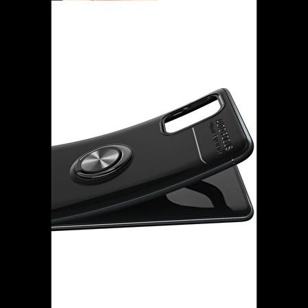 Newface Samsung Uyumlu Galaxy M31S Kılıf Range Yüzüklü Silikon