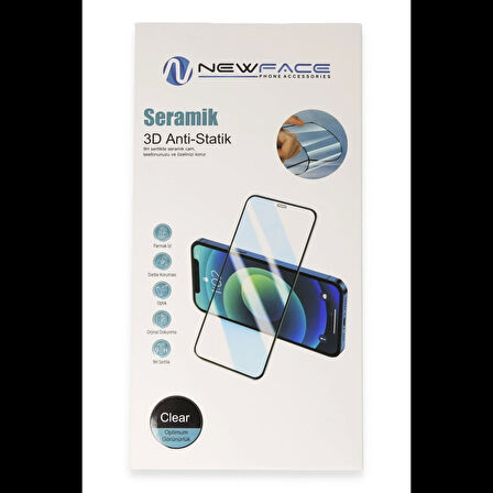 Newface Samsung Uyumlu Galaxy S22 3D Antistatik Seramik Nano Ekran Koruyucu