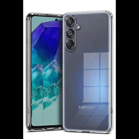 Newface Samsung Uyumlu Galaxy A36 Kılıf Lüx Şeffaf Silikon