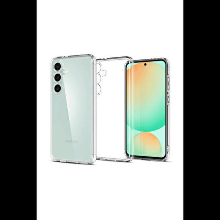 Newface Samsung Galaxy S24 FE Kılıf Lüx Şeffaf Silikon