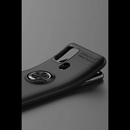 Newface Samsung Uyumlu Galaxy M31 Kılıf Range Yüzüklü Silikon