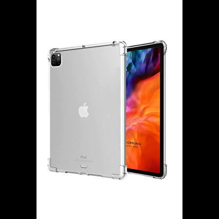 Newface iPad Pro 11 (2018) Kılıf Anti Shock Tablet Silikon - Şeffaf