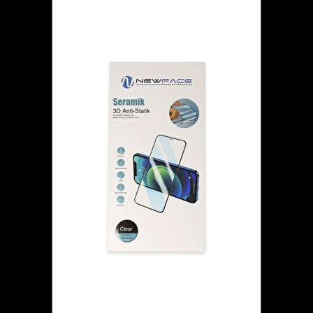 Newface iPhone 16 Pro 3D Antistatik Seramik Nano Ekran Koruyucu