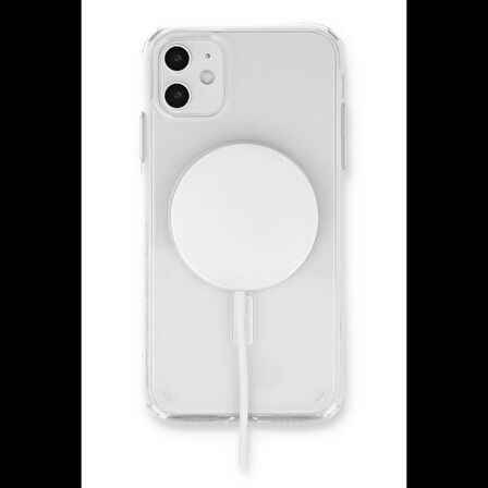 Newface iPhone 11 Kılıf Pc Real Magsafe Kapak - Şeffaf