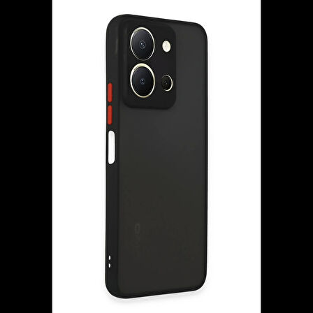 Newface Vivo Y36 Kılıf Montreal Silikon Kapak - Siyah