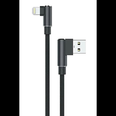 Newface USB to Lightning 3M 2.4A Kablo - Siyah