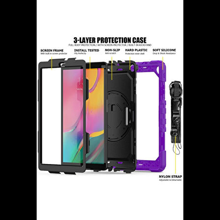 Newface Samsung Uyumlu Galaxy T510 Tab A 10.1 Kılıf Pars Tablet Kapak