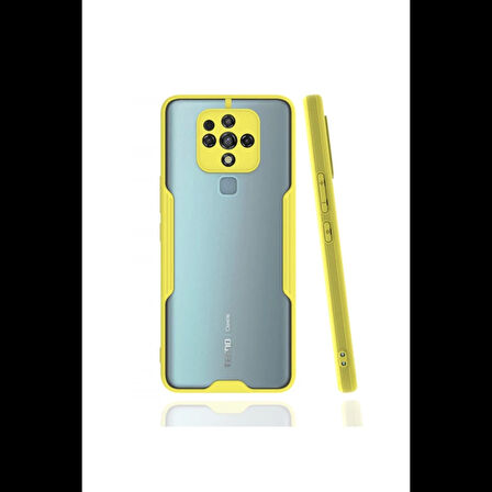 Newface Tecno Camon 16 Kılıf Platin Silikon