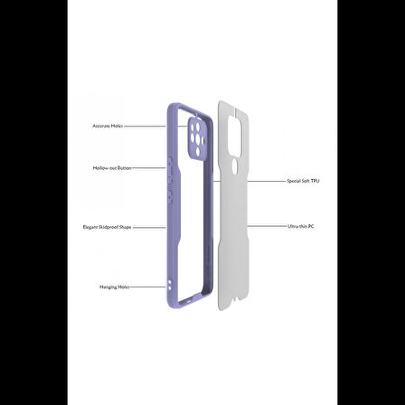 Newface Tecno Camon 16 Kılıf Platin Silikon