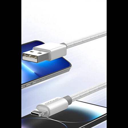 Konfulon DC79 1M 3A USB to Lightning Hızlı Şarj Kablo - Beyaz