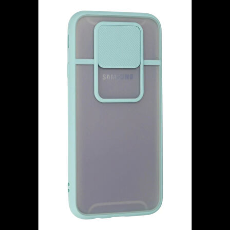 Newface Samsung Uyumlu Galaxy J7 Pro / J730 Kılıf Palm Buzlu Kamera Sürgülü Silikon