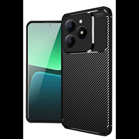 Newface Realme C61 Kılıf Auto Focus Karbon Kapak