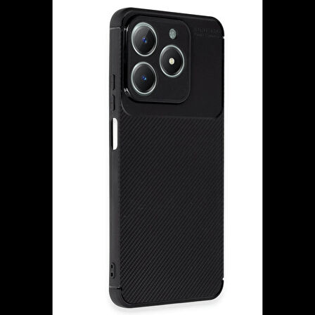 Newface Realme C61 Kılıf Auto Focus Karbon Kapak