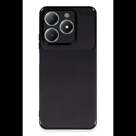 Newface Realme C61 Kılıf Auto Focus Karbon Kapak