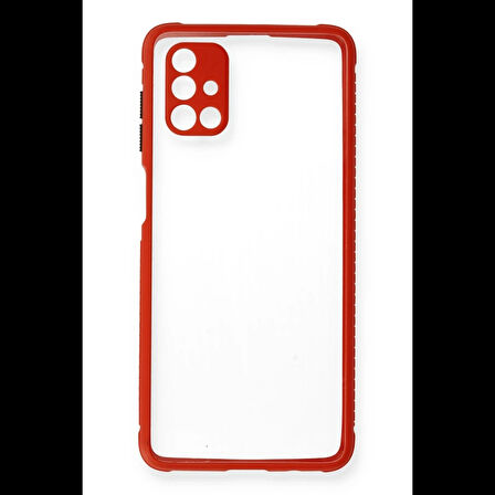 Newface Samsung Uyumlu Galaxy M51 Kılıf Miami Şeffaf Silikon