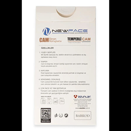 Newface iPhone 14 3D Antistatik Hayalet Cam Ekran Koruyucu