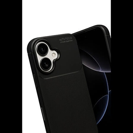Joy Tekno Apple iPhone 17 Auto Focus Karbon Kapak