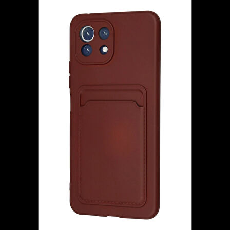 Newface Xiaomi Mİ 11 Lite Kılıf Kelvin Kartvizitli Silikon