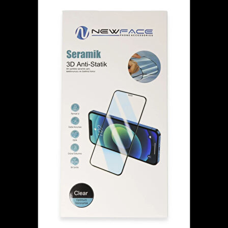 Newface iPhone 11 Pro Max 3D Antistatik Seramik Nano Ekran Koruyucu