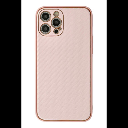 Newface iPhone 12 Pro Max Kılıf Coco Karbon Silikon