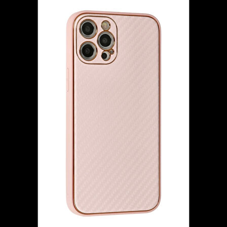 Newface iPhone 12 Pro Max Kılıf Coco Karbon Silikon