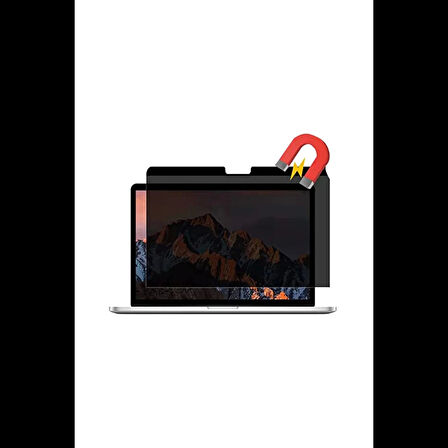 Newface Macbook Air 13.3 Macbook Manyetik Hayalet Ekran Koruyucu - Siyah