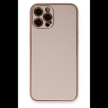 Newface iPhone 12 Pro Kılıf Coco Deri Silikon Kapak