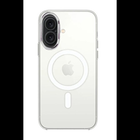 Newface iPhone 16 Plus Kılıf Pc Real Magsafe Kapak - Şeffaf