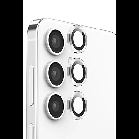 Newface Samsung Uyumlu Galaxy S25 Plus Raze Metal Kamera Lens