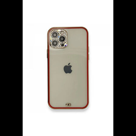 Newface iPhone 12 Pro Kılıf Liva Taşlı Silikon