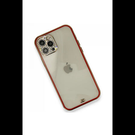 Newface iPhone 12 Pro Kılıf Liva Taşlı Silikon