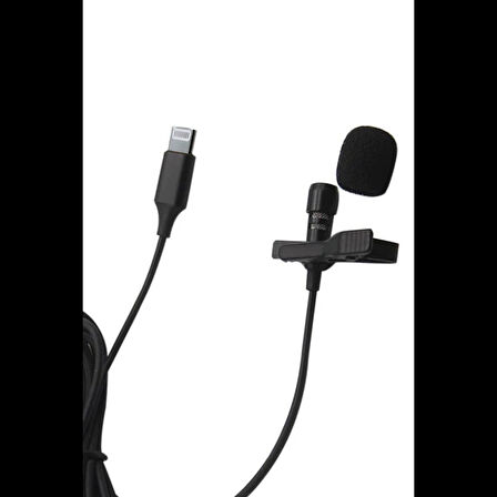 Newface Lightning 2 Metre Double Mikrofon - Siyah