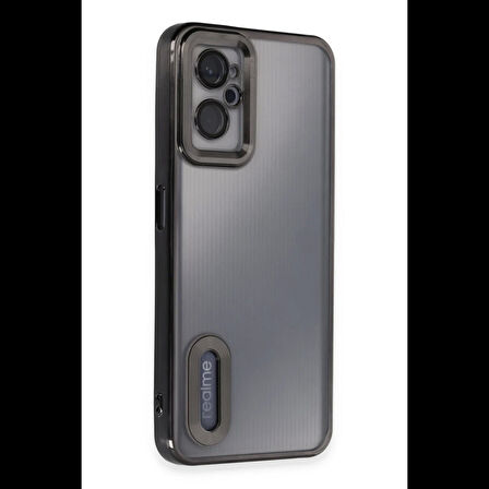 Newface Realme 9i 4G Kılıf Slot Silikon - Siyah