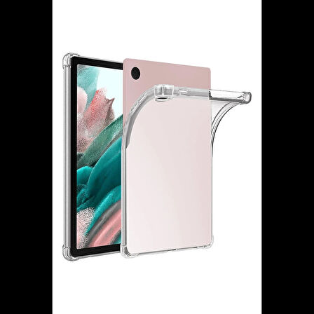 Newface Samsung Galaxy Tab A9 Plus Kılıf Anti Shock Tablet Silikon - Şeffaf