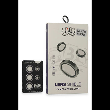 Newface Samsung Galaxy S24 Ultra Bilvis Titan Kamera Lens - Derin Mor