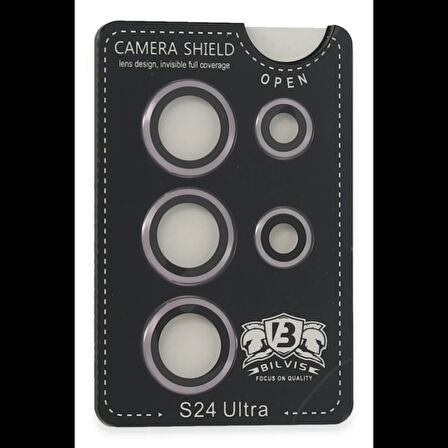 Newface Samsung Galaxy S24 Ultra Bilvis Titan Kamera Lens - Derin Mor