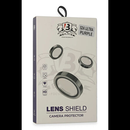 Newface Samsung Galaxy S24 Ultra Bilvis Titan Kamera Lens - Derin Mor