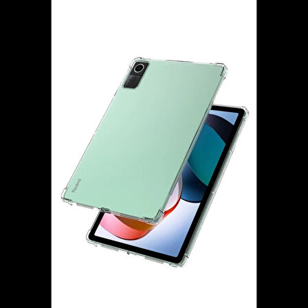 Newface Xiaomi Uyumlu Redmi Pad SE Kılıf Anti Shock Tablet Silikon - Şeffaf