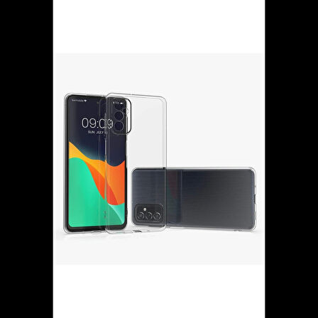 Newface Samsung Galaxy M52 5G Kılıf Lüx Şeffaf Silikon