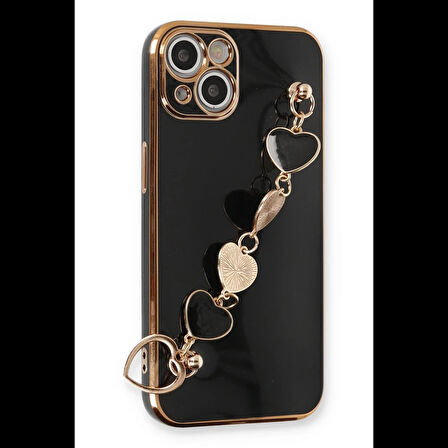 Newface iPhone 13 Kılıf Esila Silikon - Siyah