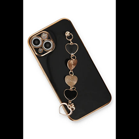Newface iPhone 13 Kılıf Esila Silikon - Siyah