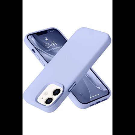 Newface iPhone 12 Kılıf Nano içi Kadife Silikon