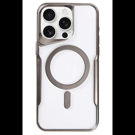 Newface iPhone 16 Pro Kılıf Boyi Magsafe Silikon Kapak