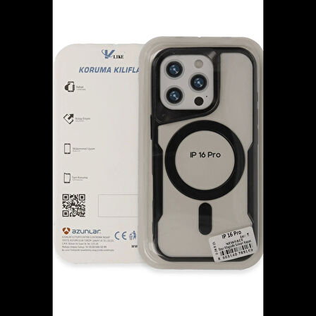 Newface iPhone 16 Pro Kılıf Boyi Magsafe Silikon Kapak
