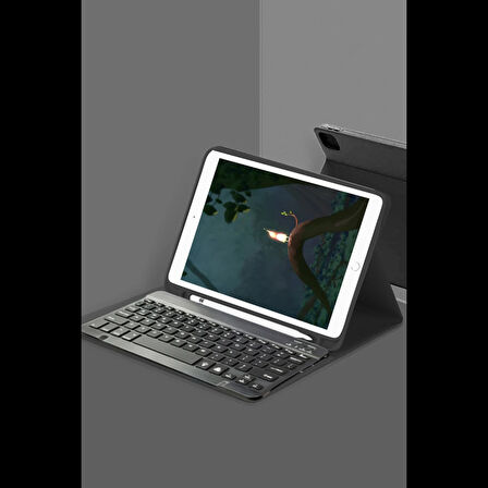 Newface iPad Pro 12.9 (2022) Kılıf KC01 Smart Klavyeli Tablet Kılıfı